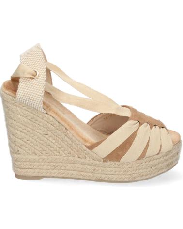 PUNTOSALAO SANDALIA DE CUNA ALTA MUJER COLOR CAMEL VARIOS COLORES