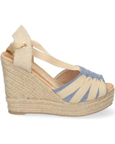 PUNTOSALAO SANDALIA CUNA ALTA LAZOS MUJER COLOR AZUL VARIOS COLORES