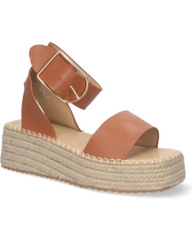 PUNTOSALAO SANDALIAS PLANAS MUJER CON YUTE COLOR CAMEL VARIOS COLORES