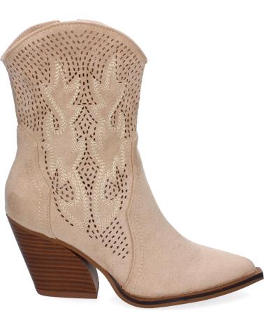 PUNTOSALAO BOTINES DE TACON CAMPERO ESTILO CAWBOY COMODOS PARA MUJER CO VARIOS COLORES