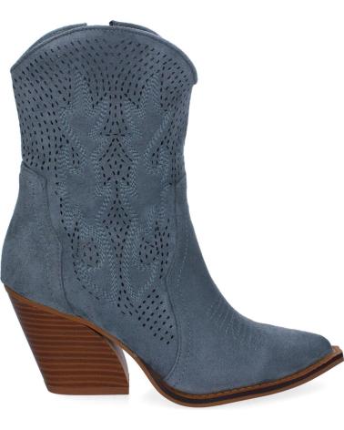 PUNTOSALAO BOTINES DE TACON CAMPERO ESTILO CAWBOY COMODOS PARA MUJER CO VARIOS COLORES