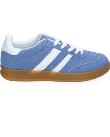 PUNTOSALAO DEPORTIVAS SNEAKERS PLANAS PARA MUJER COLOR AZUL VRA-1160 VARIOS COLORES