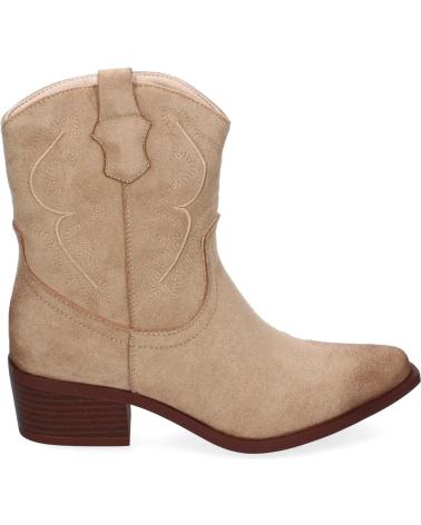 PUNTOSALAO BOTINES ESTILO CAMPERO COMODO PARA MUJER COLOR BEIGE VRA-116 VARIOS COLORES