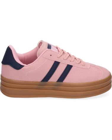 PUNTOSALAO DEPORTIVAS SNEAKERS CON PLATAFORMA PARA MUJER COLOR ROSA EV- VARIOS COLORES