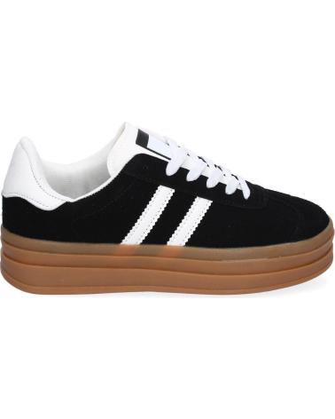 PUNTOSALAO DEPORTIVAS SNEAKERS CON PLATAFORMA PARA MUJER COLOR NEGRO EV VARIOS COLORES