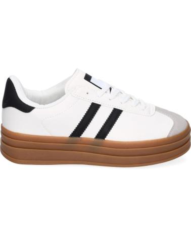 PUNTOSALAO DEPORTIVAS SNEAKERS CON PLATAFORMA PARA MUJER COLOR BLANCO E VARIOS COLORES