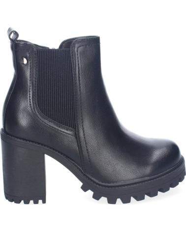 PUNTOSALAO BOTINES DE TACON MEDIO COMODOS PARA MUJER COLOR NEGRO SA6246 VARIOS COLORES