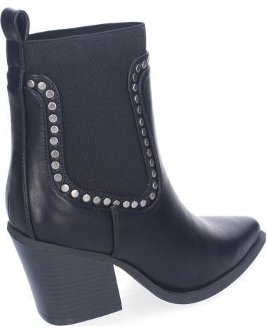 BOTINES PUNTOSALAO TACÓN CÓMODO CON TACHUELAS PARA MUJER VARIOS COLORES