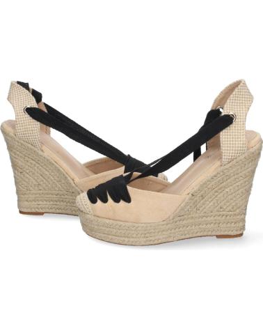 PUNTOSALAO SANDALIAS CUNA ALTA MUJER LAZOS COLOR NEGRO VARIOS COLORES