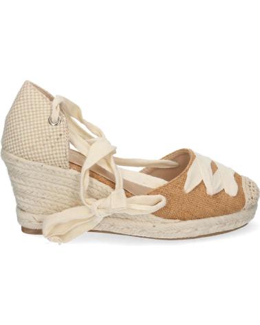 PUNTOSALAO SANDALIAS DE CUNA MEDIA YUTE PALA CON LAZOS MUJER COLOR MARR VARIOS COLORES