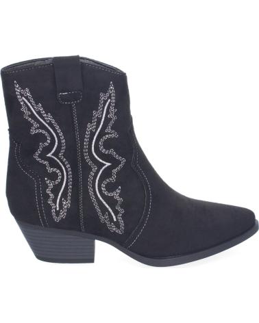 PUNTOSALAO BOTINES ESTILO CAMPERO TACON BAJO PARA MUJER COLOR NEGRO VRA VARIOS COLORES