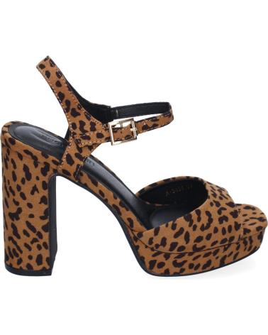 PUNTOSALAO SANDALIAS DE VESTIR TACON COMODO PARA MUJER ESTAMPADO ANIMAL VARIOS COLORES