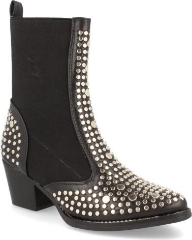 PUNTOSALAO BOTIN TACHUELAS MUJER COLOR NEGRO VARIOS COLORES