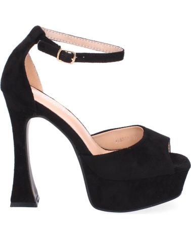 PUNTOSALAO SANDALIAS DE FIESTA TACON Y PLATAFORMA PARA MUJER COLOR NEGR VARIOS COLORES