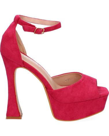 PUNTOSALAO SANDALIAS DE FIESTA TACON Y PLATAFORMA PARA MUJER COLOR FUCS VARIOS COLORES