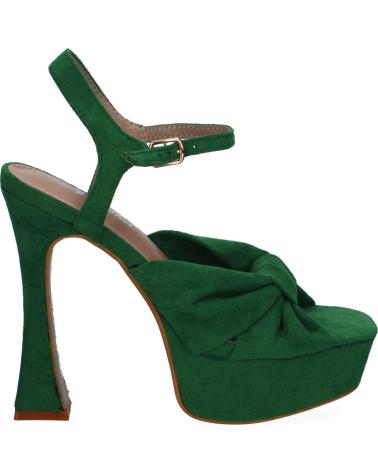 PUNTOSALAO SANDALIAS DE FIESTA TACON Y PLATAFORMA PARA MUJER COLOR VERD VARIOS COLORES