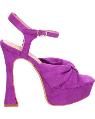 PUNTOSALAO SANDALIAS DE FIESTA TACON Y PLATAFORMA PARA MUJER COLOR LILA VARIOS COLORES