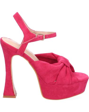 PUNTOSALAO SANDALIAS DE FIESTA TACON Y PLATAFORMA PARA MUJER COLOR FUCS VARIOS COLORES