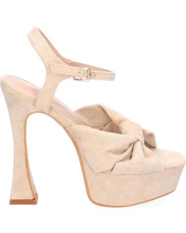 PUNTOSALAO SANDALIAS DE FIESTA TACON Y PLATAFORMA PARA MUJER COLOR BEIG VARIOS COLORES