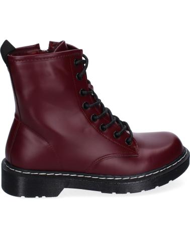 PUNTOSALAO BOTAS MILITARES SUELA TRACK PARA MUJER COLOR BURDEOS GX320 VARIOS COLORES