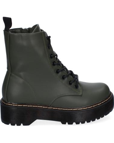 PUNTOSALAO BOTAS MILITARES SUELA TRACK PARA MUJER COLOR VERDE GX319 VARIOS COLORES