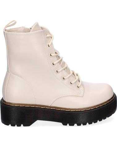 PUNTOSALAO BOTAS MILITARES SUELA TRACK PARA MUJER COLOR BEIGE GX319 VARIOS COLORES