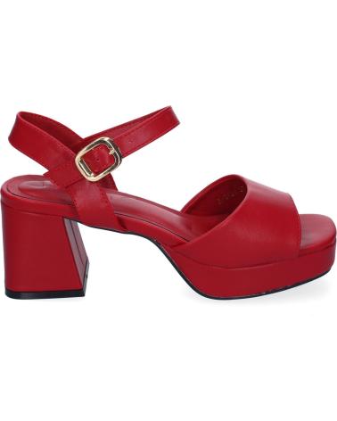 PUNTOSALAO SANDALIAS PARA VESTIR TACON MEDIO COMODO MUJER COLOR ROJO A- VARIOS COLORES