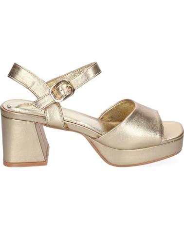 PUNTOSALAO SANDALIAS DORADAS PARA VESTIR TACON MEDIO COMODO MUJER A-343 VARIOS COLORES