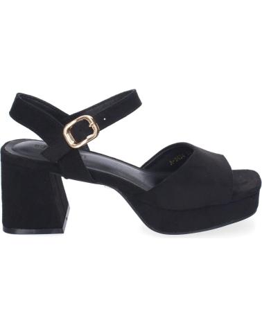 PUNTOSALAO SANDALIAS PARA VESTIR TACON MEDIO COMODO MUJER COLOR NEGRO A VARIOS COLORES