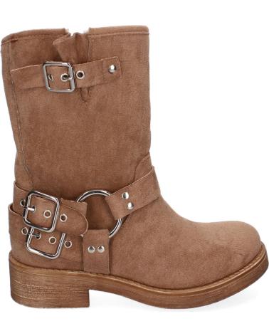 PUNTOSALAO BOTAS ESTILO MOTERO PARA MUJER COLOR KAKI JW209 VARIOS COLORES