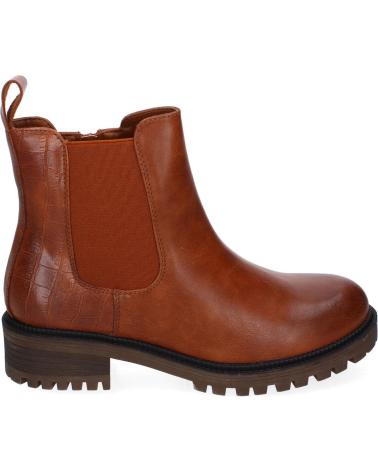 PUNTOSALAO BOTINES COMODOS PARA MUJER SUELA TRACK COLOR CAMEL C797 VARIOS COLORES