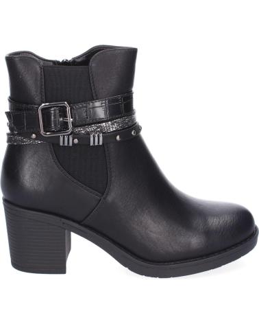PUNTOSALAO BOTINES DE TACON MEDIO ELEGANTES PARA MUJER COLOR NEGRO C738 VARIOS COLORES