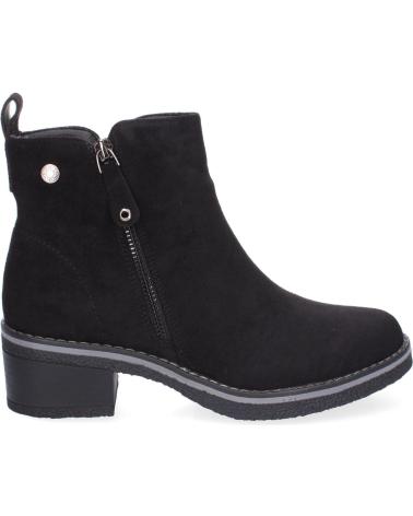 PUNTOSALAO BOTINES DE TACON BAJO ELEGANTES COMODOS PARA MUJER COLOR NEG VARIOS COLORES