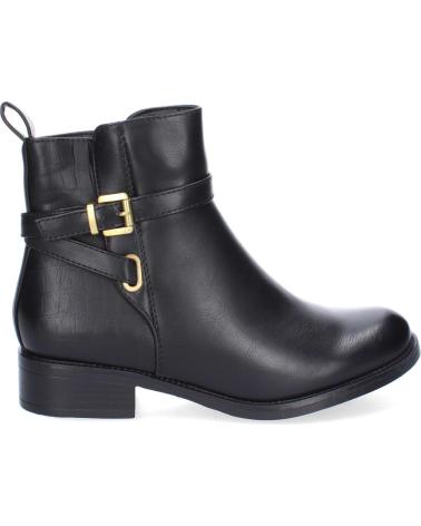 PUNTOSALAO BOTINES TACON BAJO ELEGANTES COMODOS PARA MUJER COLOR NEGRO VARIOS COLORES