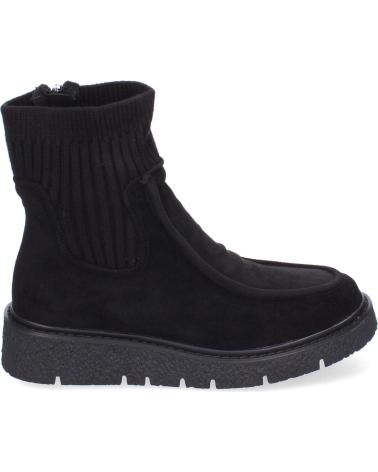 PUNTOSALAO BOTINES PLANOS COMODOS TEJIDO ELASTICO PARA MUJER COLOR NEGR VARIOS COLORES