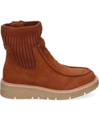 PUNTOSALAO BOTINES PLANOS COMODOS TEJIDO ELASTICO PARA MUJER COLOR CAME VARIOS COLORES