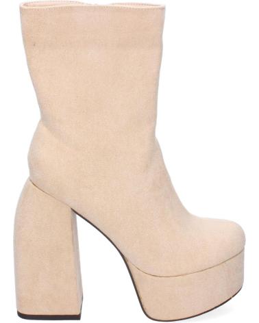 PUNTOSALAO BOTINES DE TACON Y PLATAFORMA TEJIDO ELASTICO PARA MUER COLO VARIOS COLORES