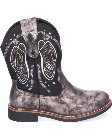 PUNTOSALAO BOTAS PLANAS ESTILO VAQUEROS PARA MUJER COLOR NEGRO 7925 VARIOS COLORES