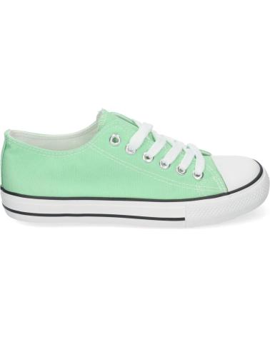 PUNTOSALAO ZAPATILLAS PLANAS DE LONA COMODAS PARA MUJER COLOR VERDE FG- VARIOS COLORES
