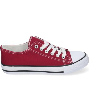 PUNTOSALAO ZAPATILLAS PLANAS DE LONA COMODAS PARA MUJER COLOR BURDEOS F VARIOS COLORES