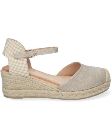PUNTOSALAO SANDALIAS DORADAS DE CUNA EN YUTE BAJA COMODAS PARA MUJER CF VARIOS COLORES
