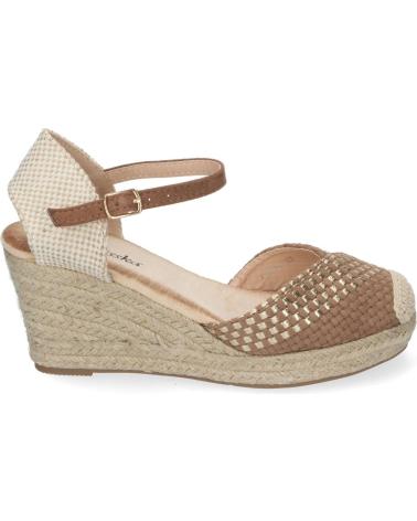 PUNTOSALAO SANDALIAS DE CUNA MEDIA EN YUTE MUJER DETALLE BRILLANTE COLO VARIOS COLORES