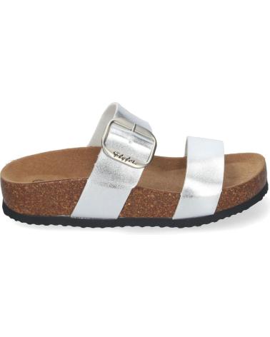 PUNTOSALAO SANDALIAS PLATEADAS PLANAS MATERIAL BIO COMODA MUJER M-282 VARIOS COLORES