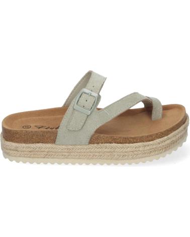 PUNTOSALAO SANDALIAS PLANAS CON PLATAFORMA EN YUTE TIPO ESCLAVA PARA MU VARIOS COLORES