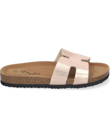 PUNTOSALAO SANDALIAS PLANAS BAJAS PARA MUJER COMODAS COLOR CHAMPAN M-23 VARIOS COLORES