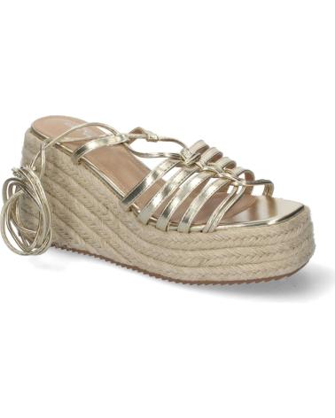 PUNTOSALAO SANDALIAS DORADAS DE CUNA COMODA PARA MUJER CON TIRAS TF1009 VARIOS COLORES