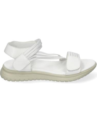 PUNTOSALAO SANDALIAS PLANAS COMODAS CIERRE VELCRO MUJER COLOR BLANCO FZ VARIOS COLORES