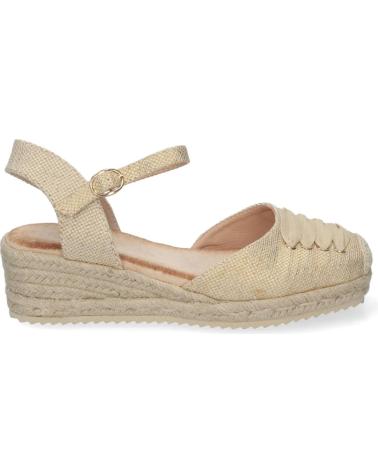 PUNTOSALAO SANDALIAS DE CUNA MEDIA EN YUTE PARA MUJER COLOR APRICOT CF- VARIOS COLORES