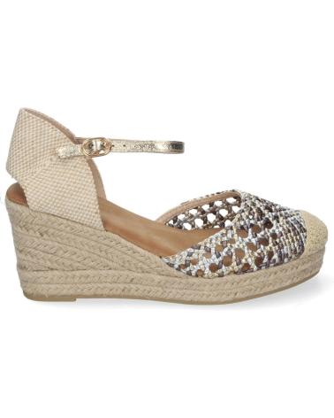 PUNTOSALAO ALPARGATAS DE CUNA EN YUTE CON PALA CALADA MUJER COLOR GRIS VARIOS COLORES