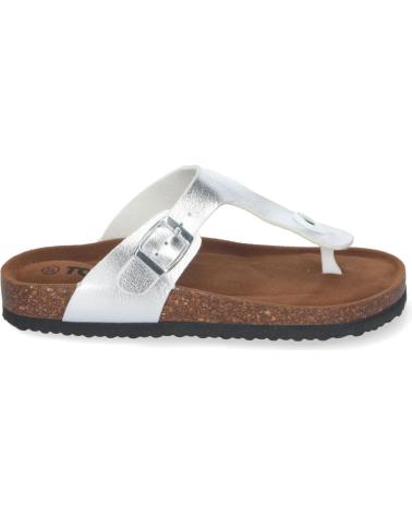 PUNTOSALAO SANDALIAS PLATEADAS PLANAS BIO ESCLAVAS COMODAS PARA MUJER Y VARIOS COLORES